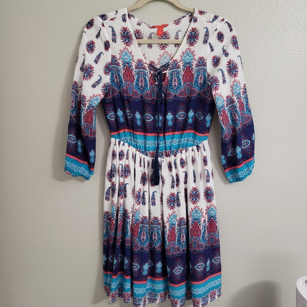 Chelsea and violet Aztec/tribal dress small
